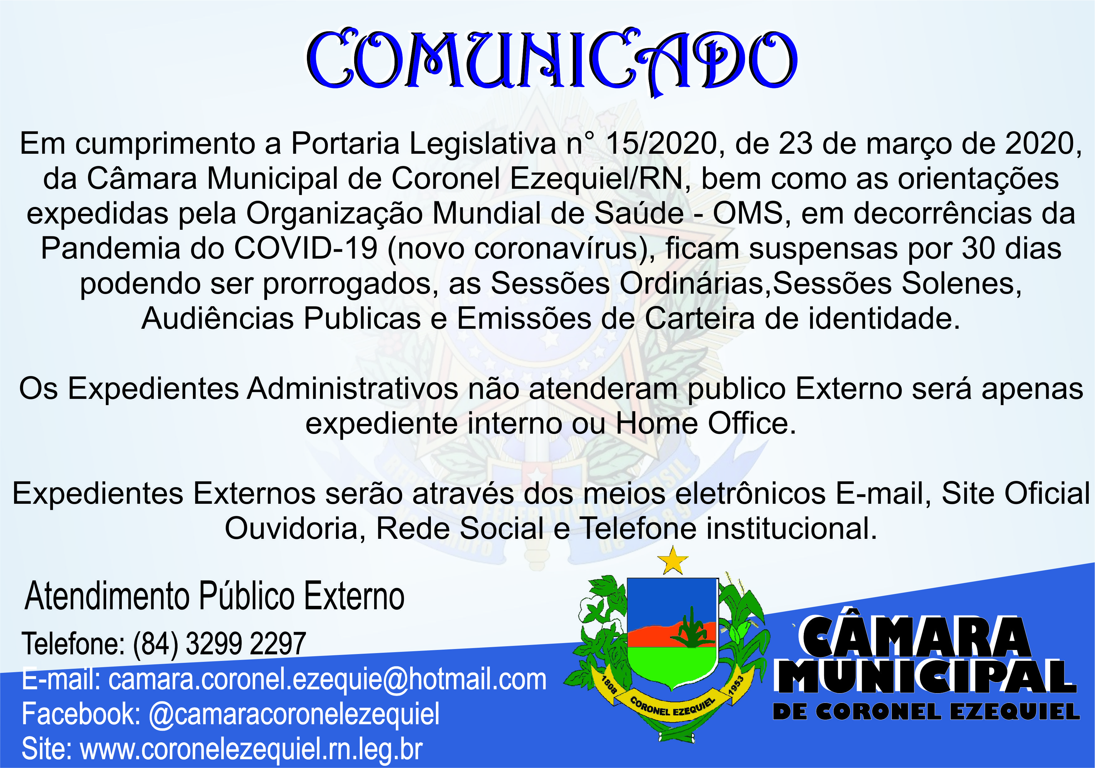 COMUNICADO