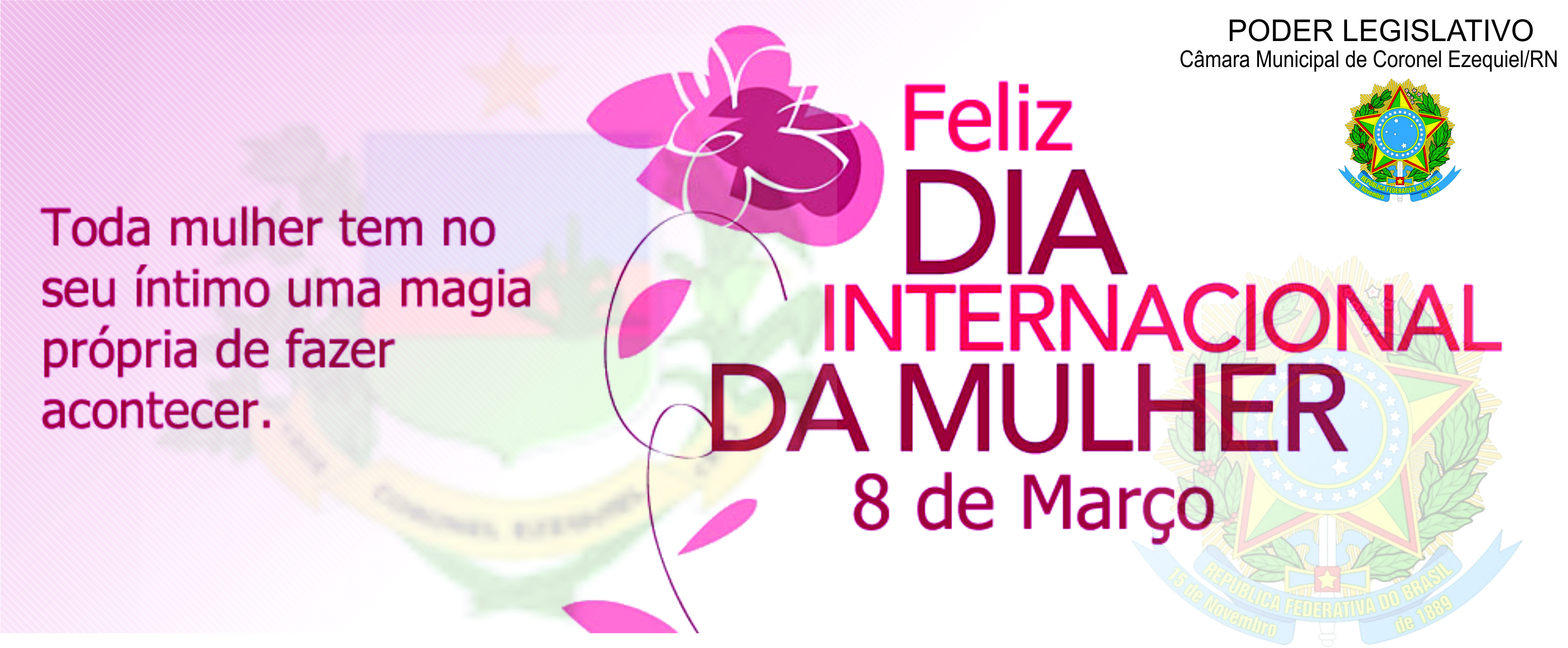 Feliz Dia Internacional da Mulher!