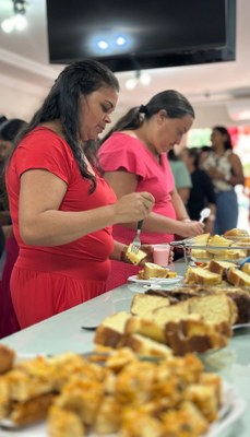 café da manhã oferecido pela a câmara municipal