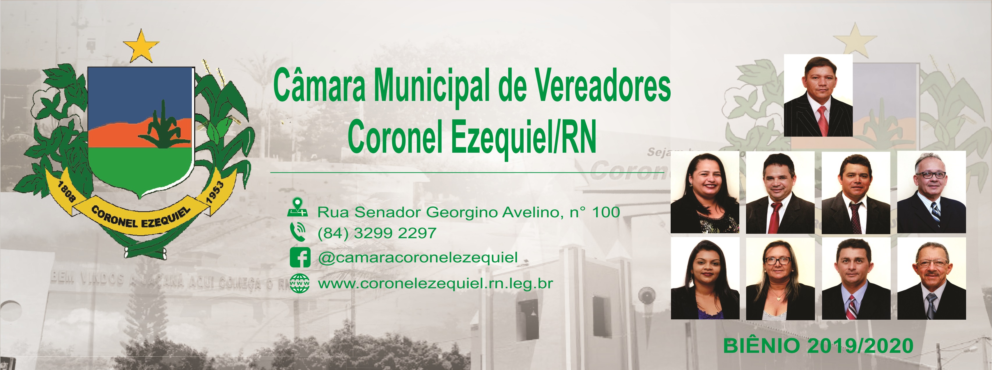 Vereadores Câmara Municipal de Coronel Ezequiel/RN